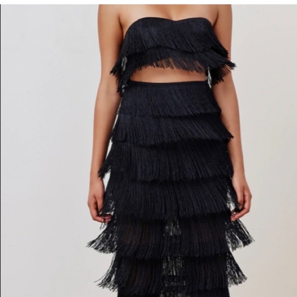Fringe skirt and top